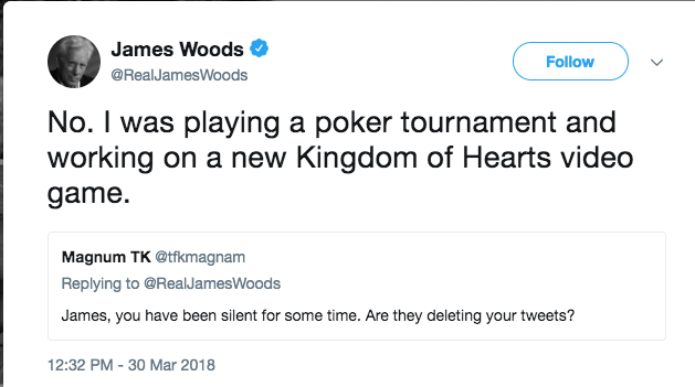 James Woods Twitter